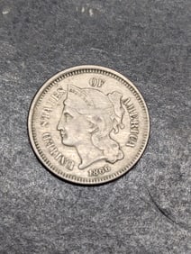 1866 Three Cent Nickel **VF**