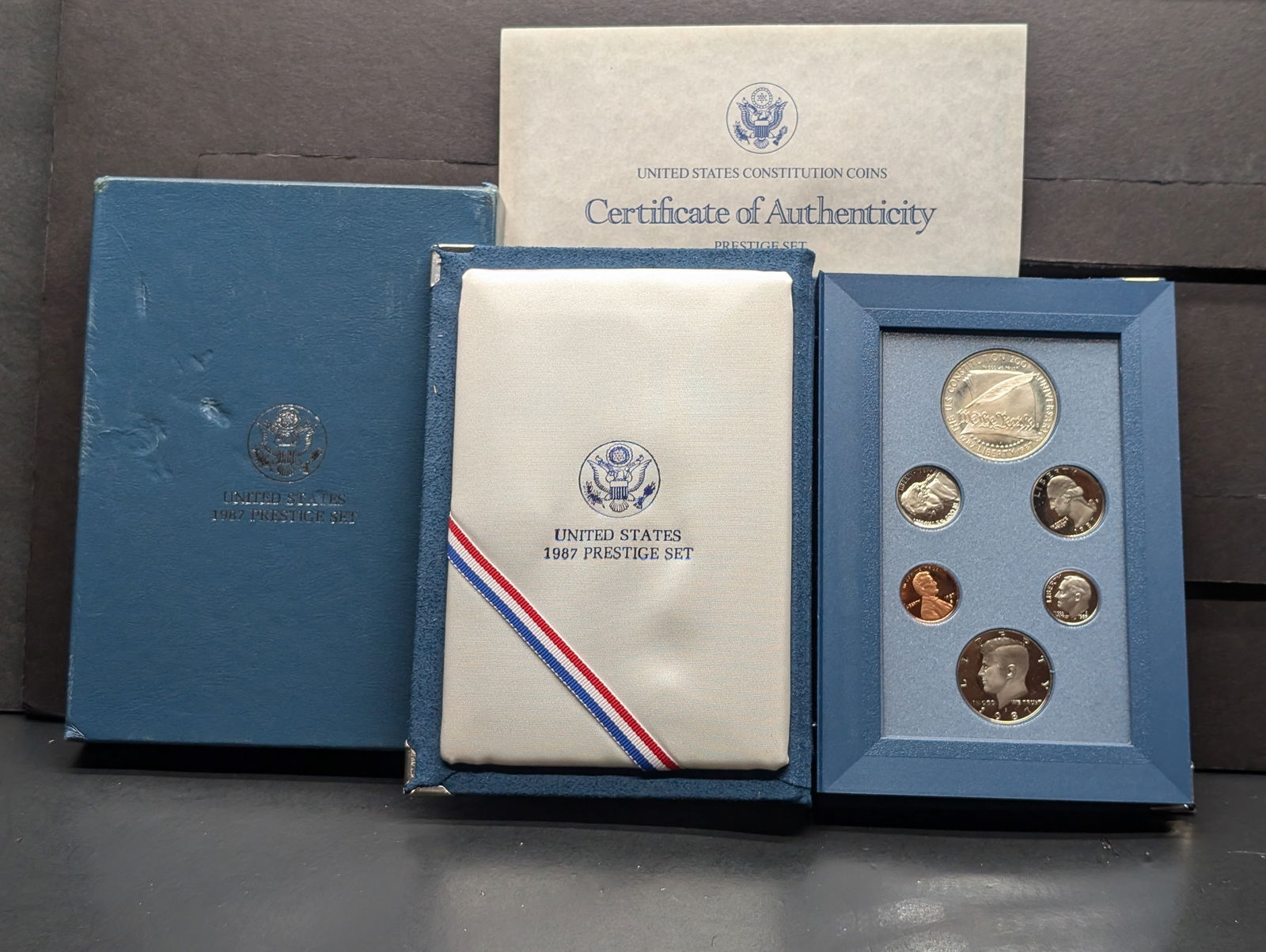 1987-S U.S. Mint Prestige Set in OGP w/ COA - Constitution (1 of 5)