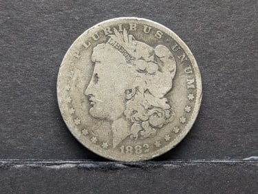 1882-O/S Morgan Silver Dollar - Scarce Re-Punched Mint Mark!