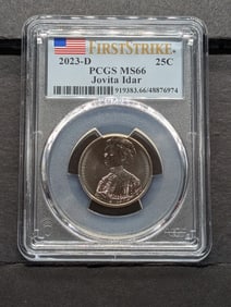 2023-D Jovita Idar Quarter - PCGS MS66 *First Strike*