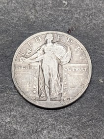 **KEY DATE** 1923-S Standing Liberty Quarter