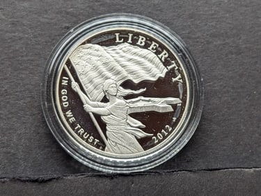 2012-P PROOF Star-Spangled Banner Commemorative Silver Dollar in Capsule