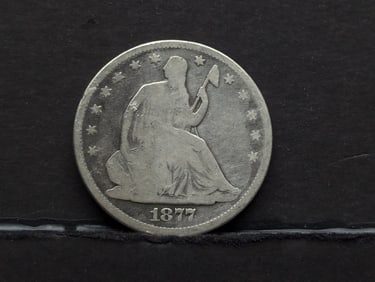 1877-S w/ Motto Seated Liberty Half Dollar **VG**