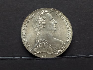 1780 Austria Maria Theresa Silver Thaler Restrike