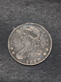 **VF+** 1819 Capped Bust Half Dollar