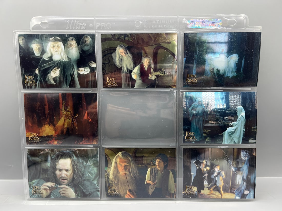 2004 Topps Chrome The Lord of The Rings Trilogy Near Complete Partial Set - Missing 2 Cards - (1 of 12)