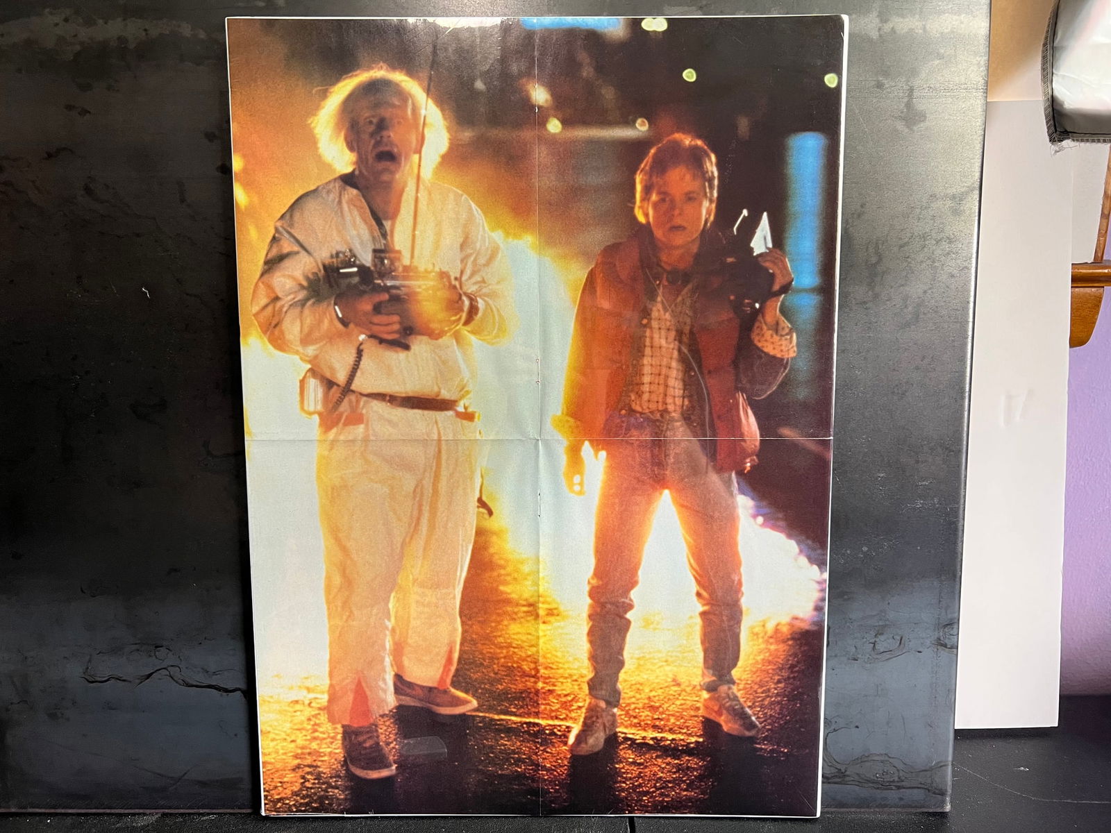 1984-1985 Back To The Future & Red Sonja Double Sided 16x22 Magazine Insert Poster - Wrapped On (1 of 4)