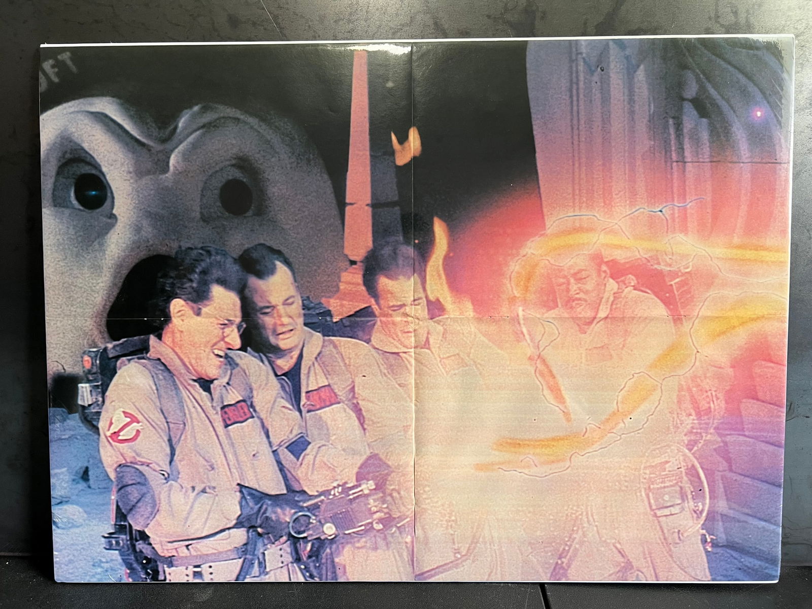 1984-85 Ghostbusters & Splash Double Sided 16x22 Magazine Insert Poster - Wrapped On Foamboard For (1 of 2)