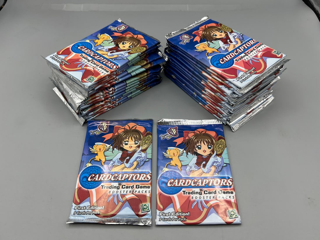 Lot of (34) 2001 Upper Deck Cardcaptors Anime CCG 1st Edition Series One Factory Sealed Packs - (1 of 2)