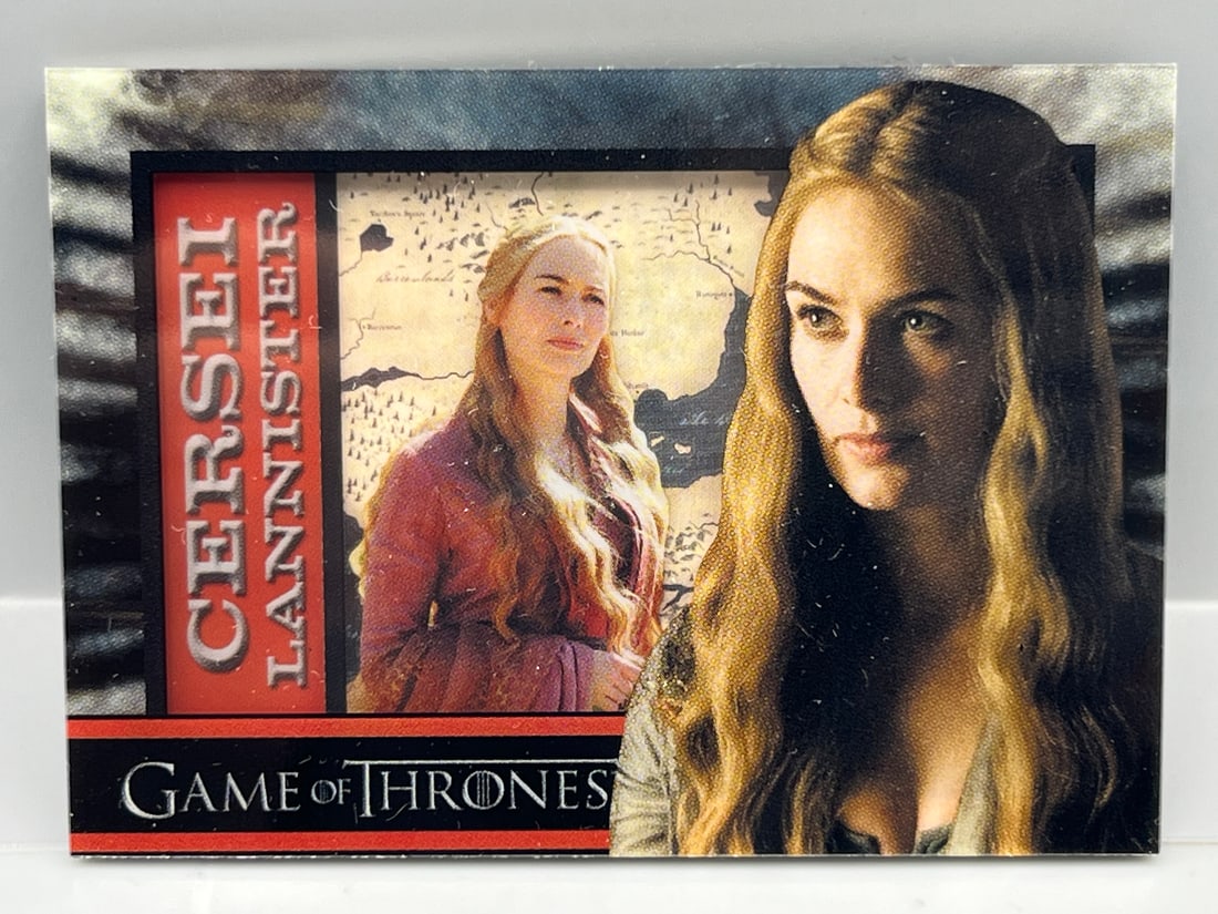 2012 Rittenhouse Game of Thrones Cersei Lannister Shadowbox Insert - 1:48 Packs: 2012 Rittenhouse Game of Thrones Cersei Lannister Shadowbox Insert - 1:48 Packs