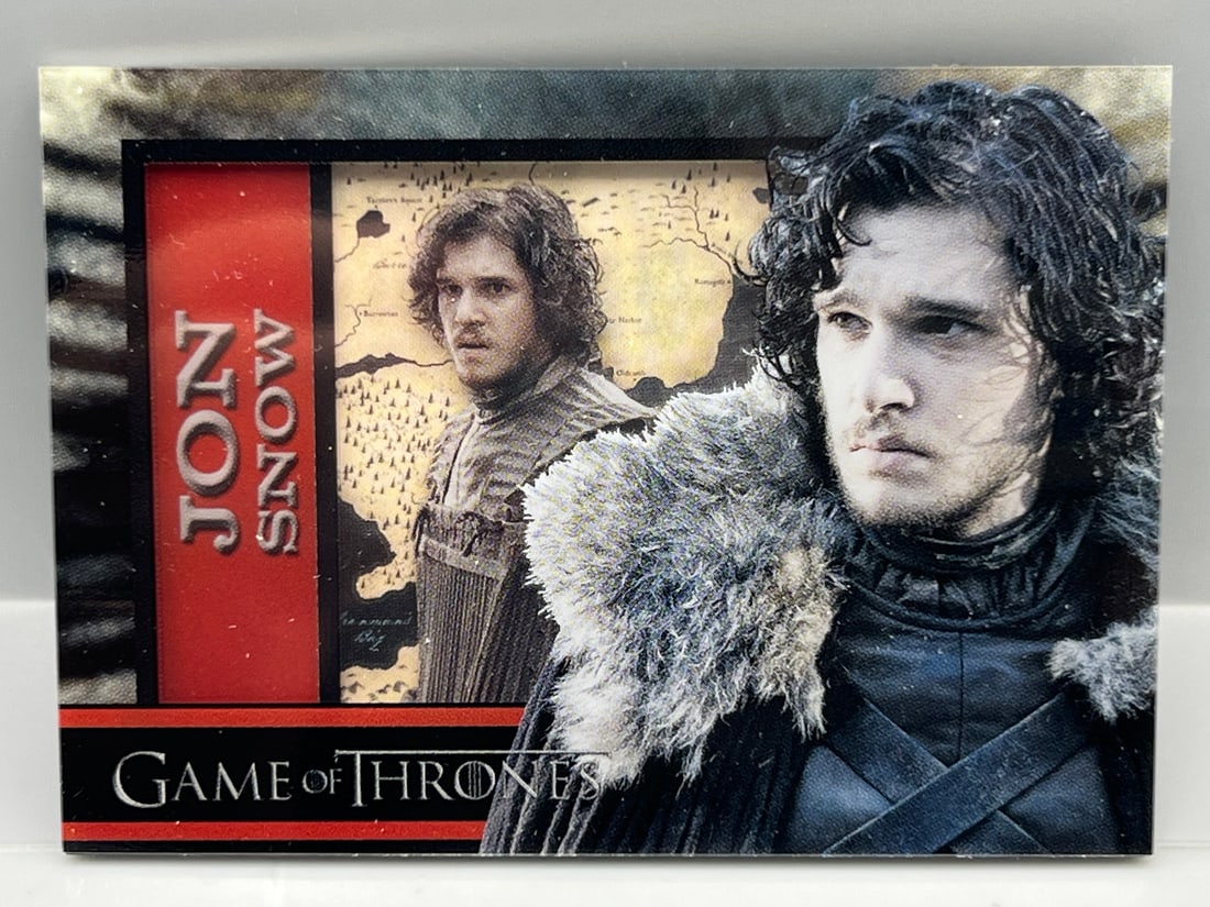 2012 Rittenhouse Game of Thrones Jon Snow Shadowbox Insert - 1:48 Packs: 2012 Rittenhouse Game of Thrones Jon Snow Shadowbox Insert - 1:48 Packs