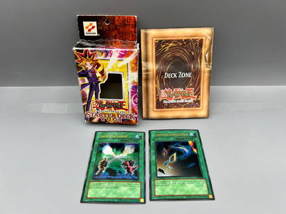 2002 Konami Yu Gi Oh Yu Gi English Starter Deck W/ Original Box & Instructions - Auction house: 2002 Konami Yu Gi Oh Yu Gi English Starter Deck W/ Original Box & Instructions - Auction house unsure of origin or authenticity