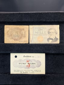 (3) Circulated European Notes Spain, Italy, Germany