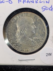 1960-D Franklin Half Dollar