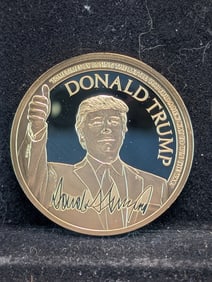 Donald Trump Gold Plated  Round