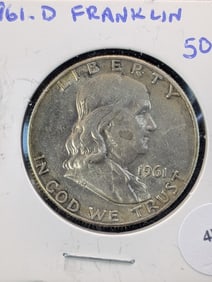 1961-D Franklin Half Dollar