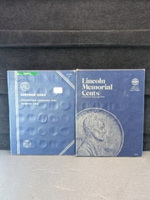 (2) Whitman Albums of Lincoln Cents 107 Coins total