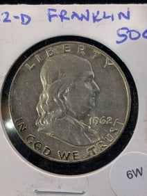 1962-D Franklin Half Dollar