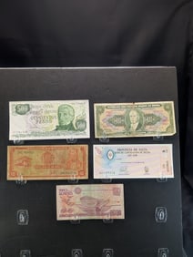 (5) Central and South America Currency Brazil, Mexico, Peru, Argentina, Salta