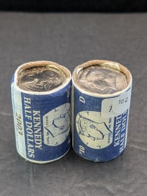 (40) 2003-P & D Mint Wrapped Kennedy Half Dollars