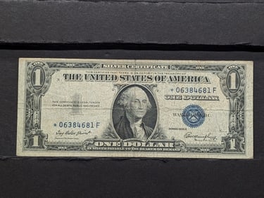 1935E One Dollar Blue Seal Silver Certificate Star Note