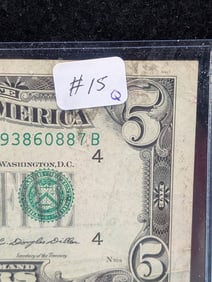1950-D Green Seal Five Dollar Note