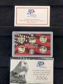 2006-S U.S. Mint Fifty State Quarters Silver Proof Set