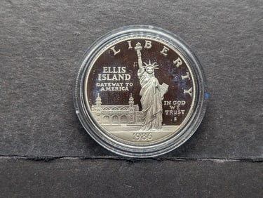1986-S  90% Silver Proof Liberty Silver Dollar