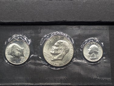 3 Coin U.S. Mint BI-CENT., 40% Silver