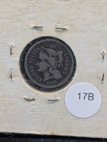 1869 3 Cent Piece