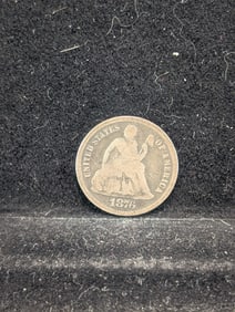 1876 -S Seated Liberty Dime