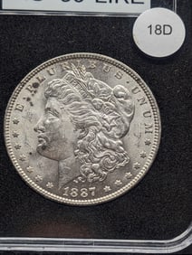 1887 Morgan, MS-60 Like