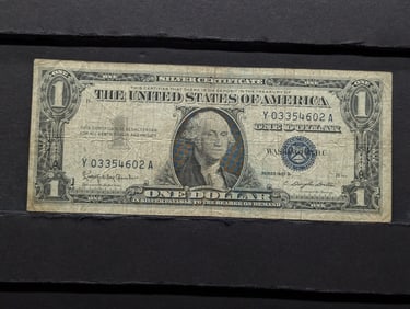 1957B One Dollar Blue Seal Silver Certificate