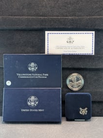 1999-P US Mint Yellowstone National Park Commemorative Proof Dollar