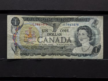 1973 One Dollar Canada Note