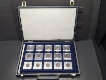 30 – Consecutive  Indian Head Cents, 1880-1909, A Full Liberty 28 out of 30 Coins