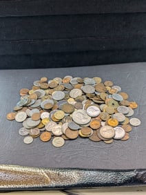 3 Pounds Mixed Foreign Coins.