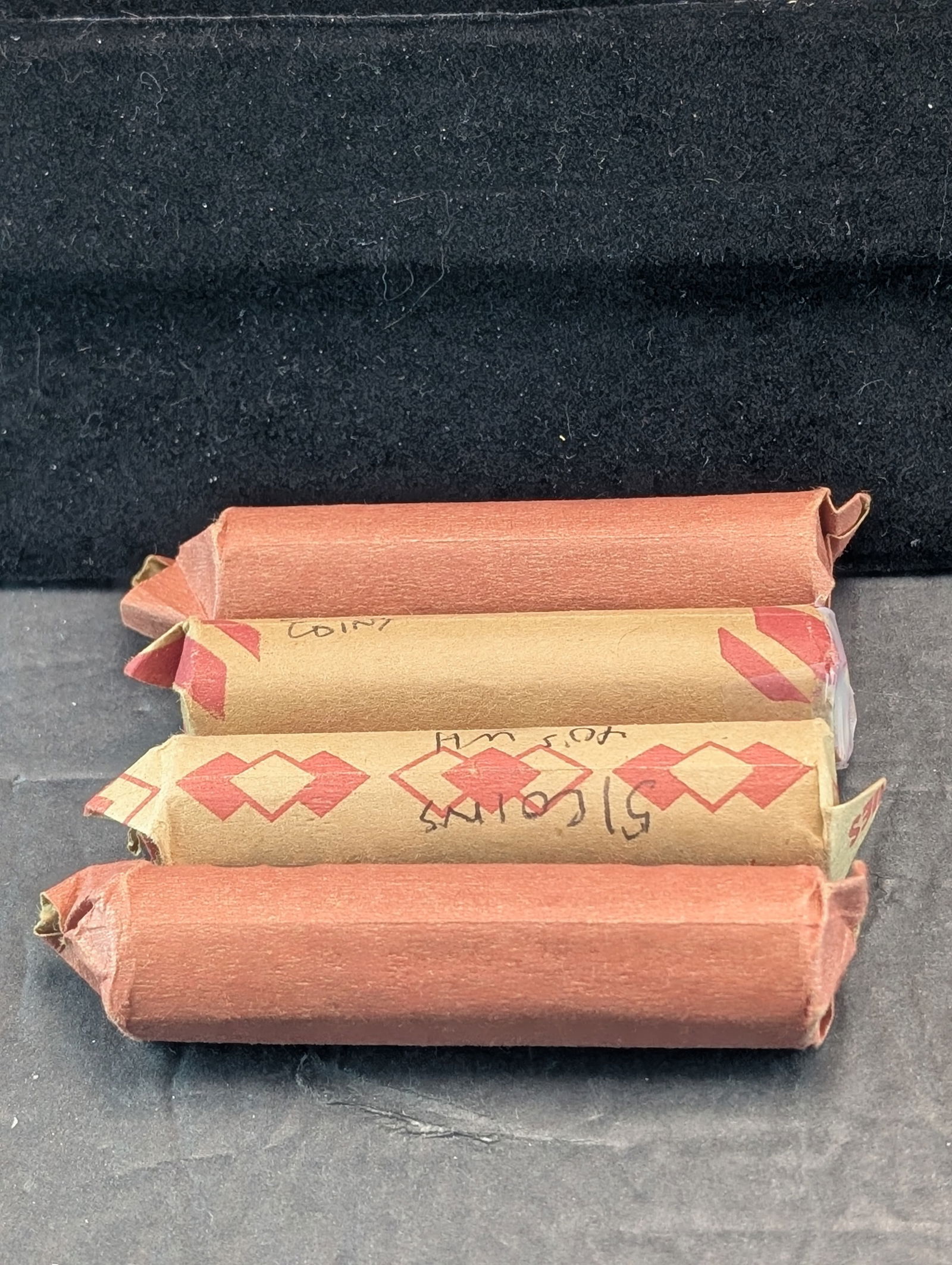 Four Rolls Of 1940's Mixed Date Lincoln Wheat Cents (1 of 6)