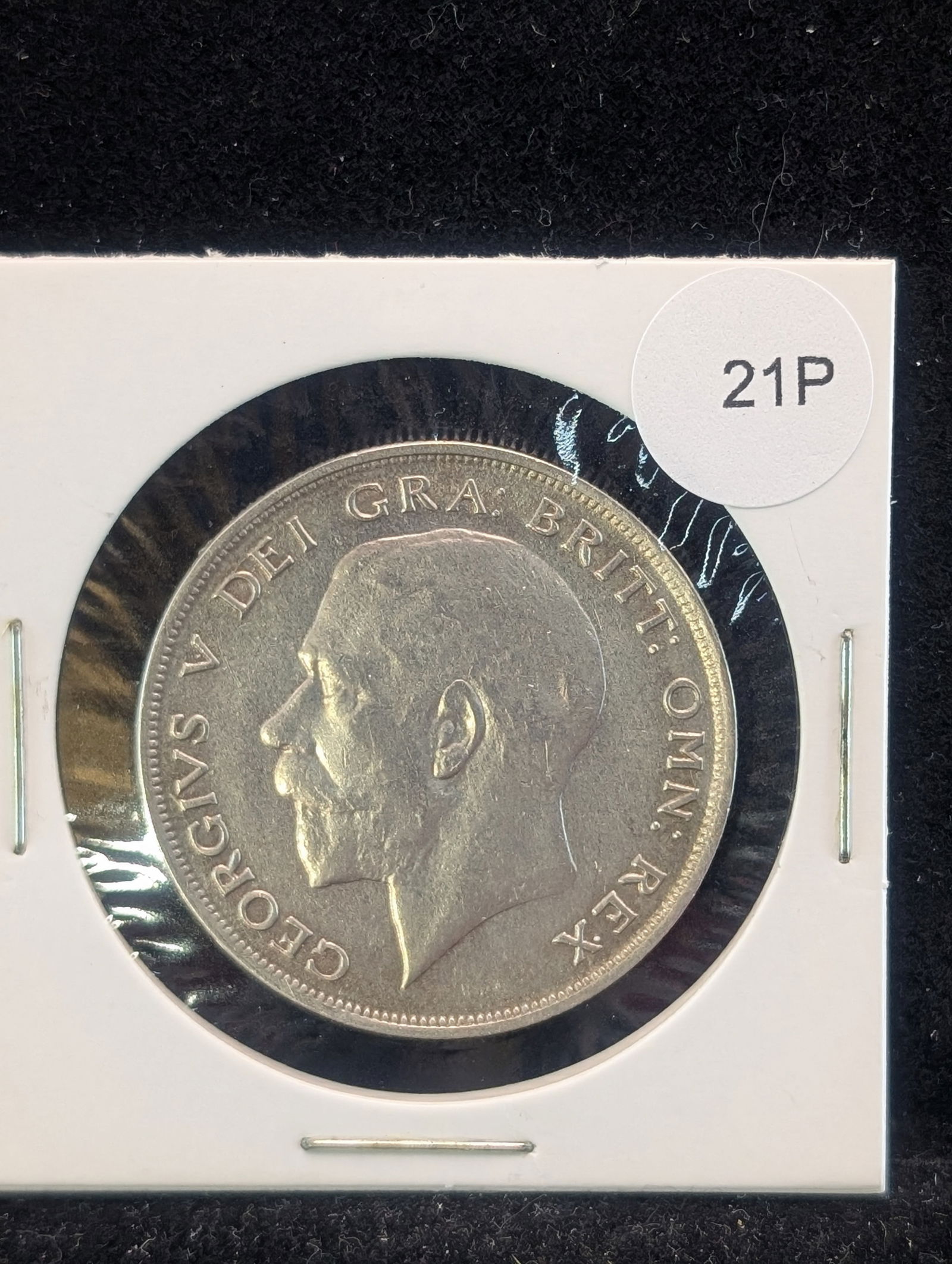 1921 Great Britain Half Crown .500 Silver (1 of 2)