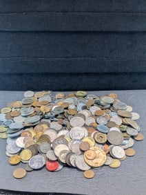 5 Pounds of Mixed Foreign Coins /Tokens