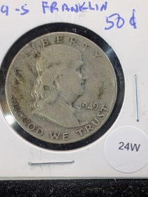 1949-S Franklin Half Dollar