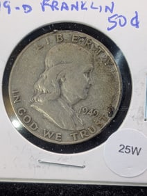 1949-D Franklin Half Dollar