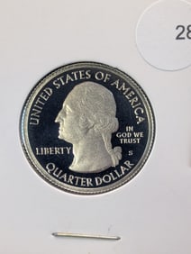 2013-S 90% Silver Proof ATB Quarter Mount Rushmore National Memorial (SD)