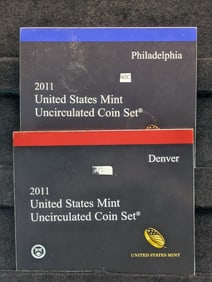 2011 P&D US Mint Uncirculated Coin Set