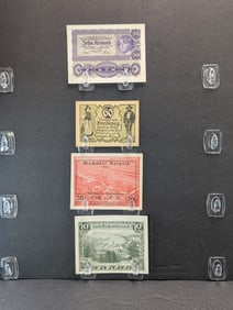 (4) 1920's German Notes