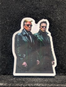 Trump & Musk Magnet (Perfect For the Fridge/Filing Cabinet/Tool Box, Etc.) 47th President!