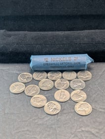 50 Jefferson Nickels, 1930s - 1960s