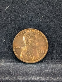 1981 (Rim Error, Off Center-Left Side) Lincoln Penny