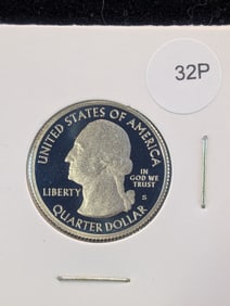 2010-S 90% Silver Proof ATB Quarter Yellowstone National Park (WY)