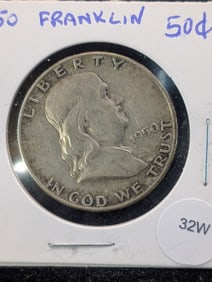 1950 Franklin Half Dollar